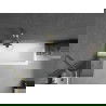 Mexen Next 1 judamosios dalies vonios sienelė 50 x 150 cm, Grafito, Auksinė - 895-050-000-00-40-50