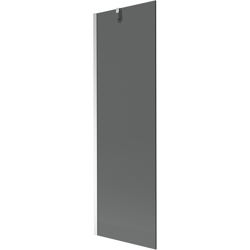 Mexen Next vonios ekranas 1-plokštuma 60 x 150 cm, grafitas, chromas - 895-060-000-00-40-01