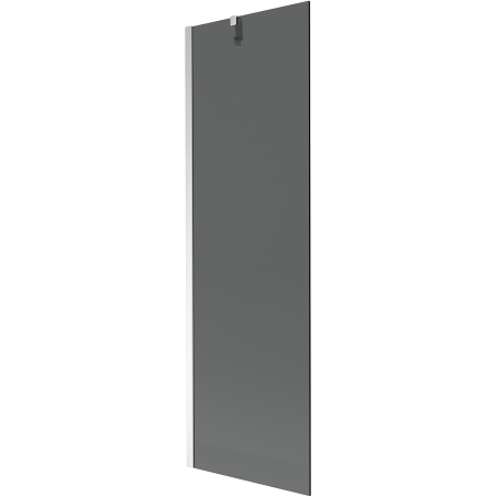 Mexen Next vonios ekranas 1-plokštuma 60 x 150 cm, grafitas, chromas - 895-060-000-00-40-01