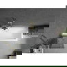 Mexen Next vienos dalies vonios sienelė 60 x 150 cm, grafitas, auksinis - 895-060-000-00-40-50