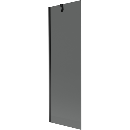 Mexen Next vonios ekrano 1-sparnas 60 x 150 cm, grafito, juodas - 895-060-000-00-40-70