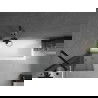 Mexen Next 1 judamosios dalies vonios sienelė 60 x 150 cm, Grafito, Juoda - 895-060-000-00-40-70