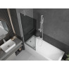 Mexen Next voniai skirtas vienos dalies 70 x 150 cm ekranas, grafitas, baltas - 895-070-000-00-40-20