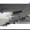 Mexen Next 1 judamosios dalies vonios sienelė 70 x 150 cm, Grafito, Auksinė - 895-070-000-00-40-50