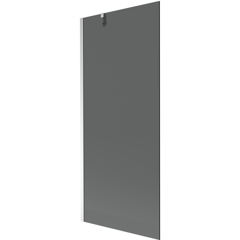 Mexen Next vienos dalies vonios ekranas 80 x 150 cm, grafitas, chromas - 895-080-000-00-40-01