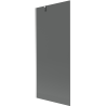 Mexen Next vonios pertvara 1 sparno 80 x 150 cm, grafitas, chromas - 895-080-000-00-40-01