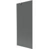 Mexen Next vonios skydelis su 1 sparnu 80 x 150 cm, grafitas, chromas - 895-080-000-00-40-01