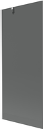 Mexen Next vonios skydelis su 1 sparnu 80 x 150 cm, grafitas, chromas - 895-080-000-00-40-01