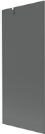 Mexen Next vonios kambario paravanas, 1-duris, 80 x 150 cm, grafitas, baltas - 895-080-000-00-40-20