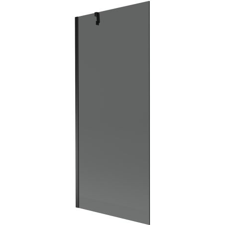 Mexen Next vonios ekranas 1-duris 80 x 150 cm, grafitas, juodas - 895-080-000-00-40-70