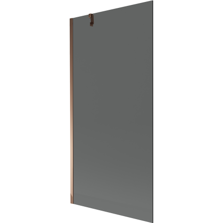 Mexen Next 1 dalių vonios ekranas 90 x 150 cm, grafitas, rožinis auksas - 895-090-000-00-40-60