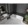 Mexen Next vieno sparno vonios ekranas 100 x 150 cm, grafitas, chromas - 895-100-000-00-40-01