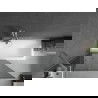 Mexen Next vonios pertvara, 1-sparnas, 100 x 150 cm, grafitas, chromas - 895-100-000-00-40-01
