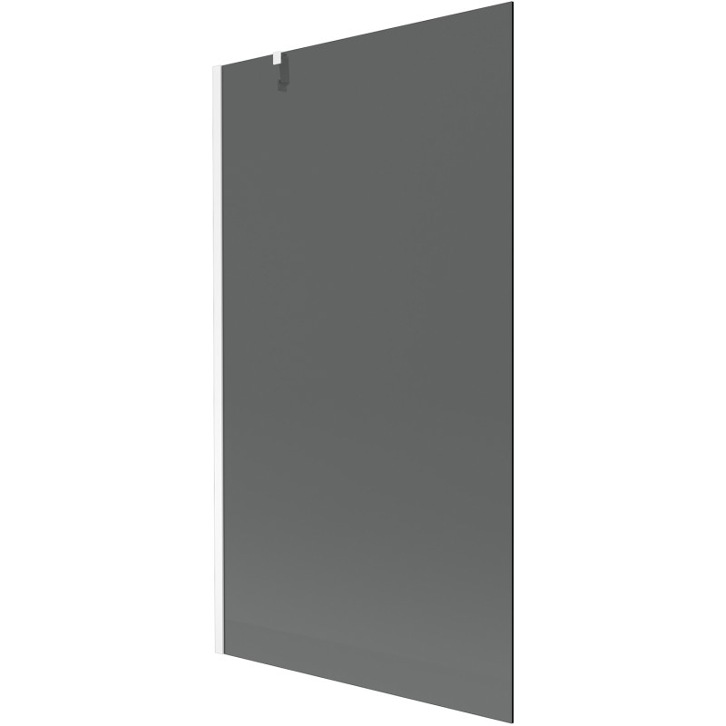 Mexen Next vonios ekranas 1-duris 100 x 150 cm, grafitas, baltas - 895-100-000-00-40-20