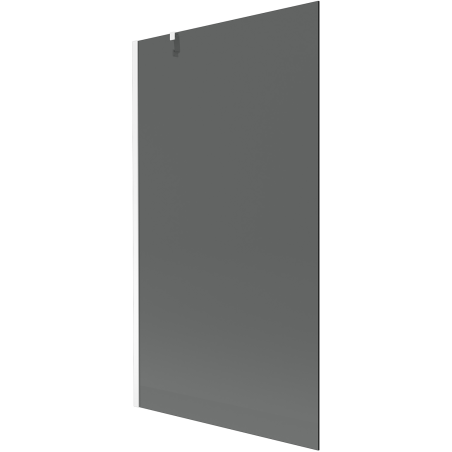 Mexen Next voniai skirtas sieninis stiklas su vienu skydu 100 x 150 cm, grafitas, baltas - 895-100-000-00-40-20
