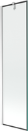 Mexen Next 1-durio vonios ekranas 50 x 150 cm, juodas rėmelis, chromas - 895-050-000-00-70-01