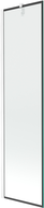Mexen Next vienasparnė dušo sienelė 50 x 150 cm, juodas rėmas, balta - 895-050-000-00-70-20