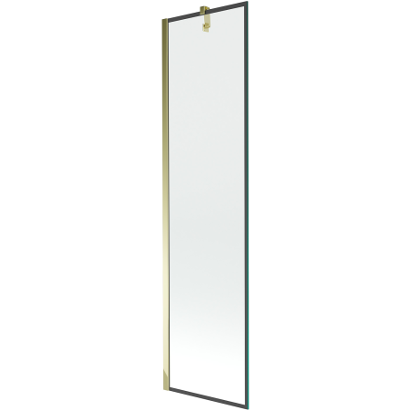 Mexen Next vonios dušo pertvara, 1 sparno 50 x 150 cm, juodas rėmas, auksinė - 895-050-000-00-70-50
