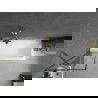 Mexen Next 1 judamosios dalies vonios sienelė 50 x 150 cm, Juodas raštas, Auksinė - 895-050-000-00-70-50