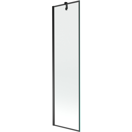 Mexen Next vonios pertvara su vienu duru vyriu 50 x 150 cm, juodas rėmas, juoda - 895-050-000-00-70-70